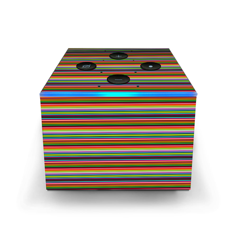  Color Stripes Amazon Fire TV Cube Skin