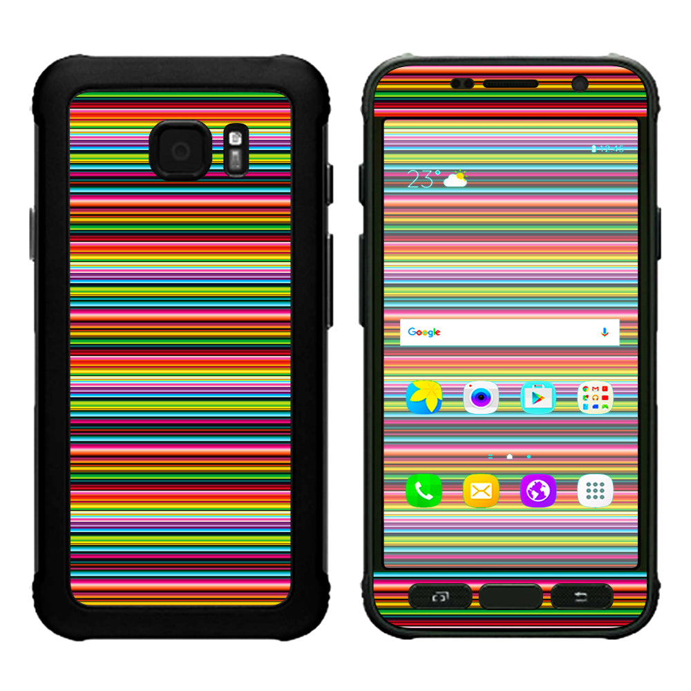  Color Stripes Samsung Galaxy S7 Active Skin