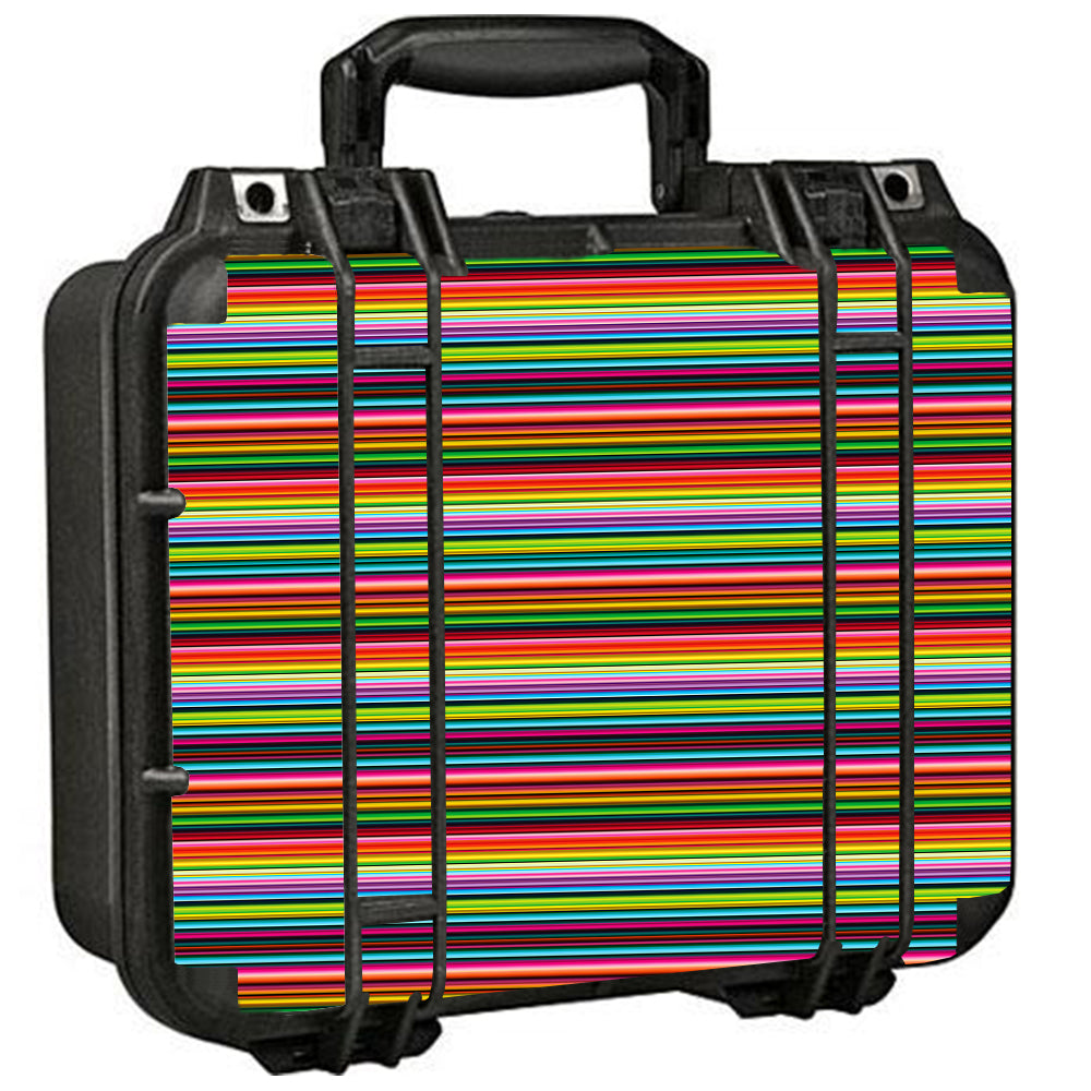  Color Stripes Pelican Case 1400 Skin