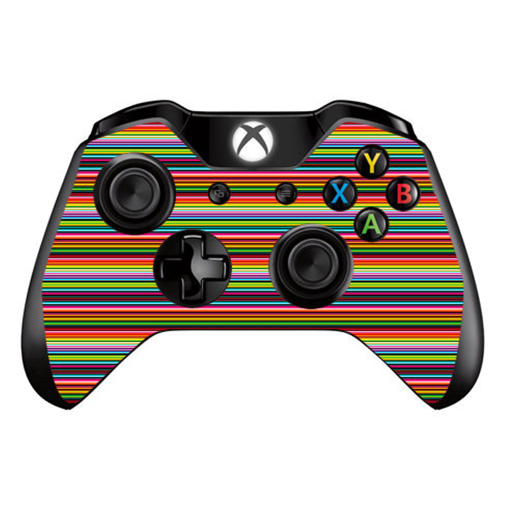  Color Stripes Microsoft Xbox One Controller Skin