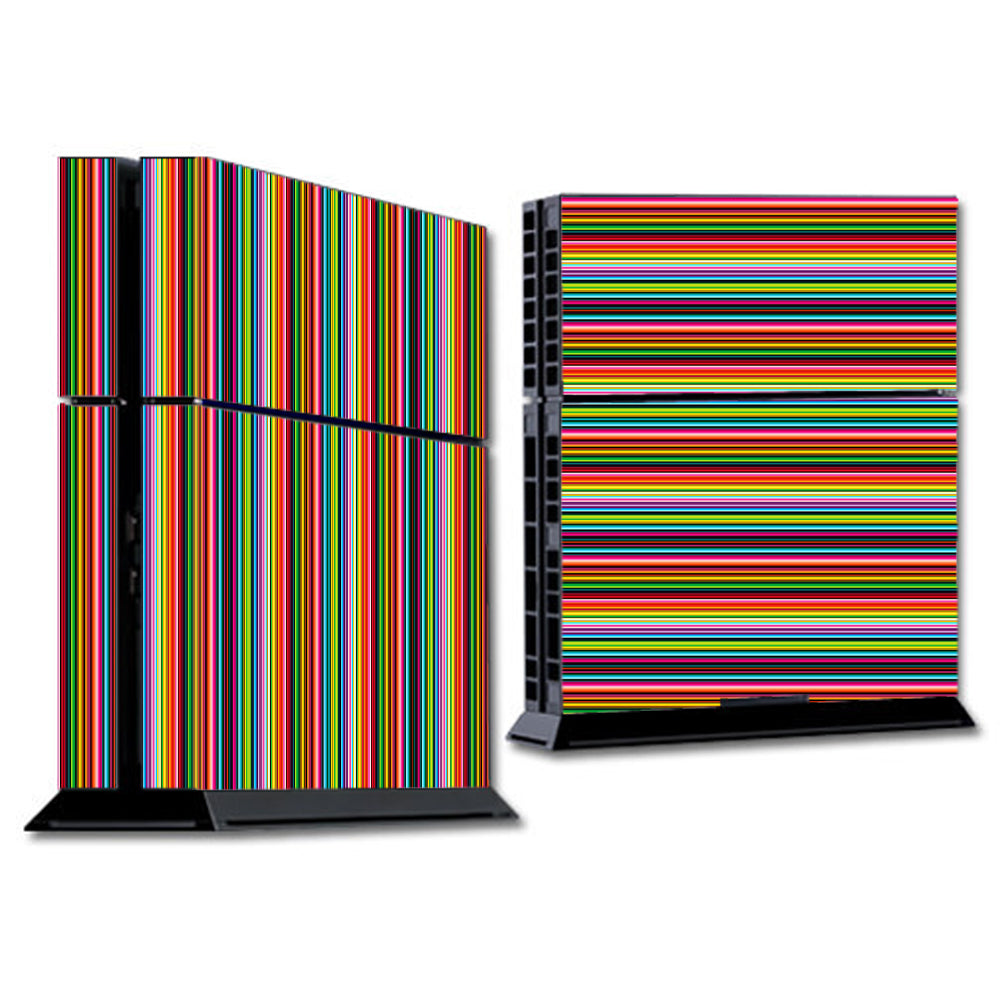  Color Stripes Sony Playstation PS4 Skin