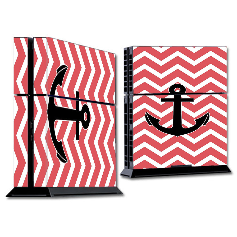  Chevron With Black Anchor Sony Playstation PS4 Skin