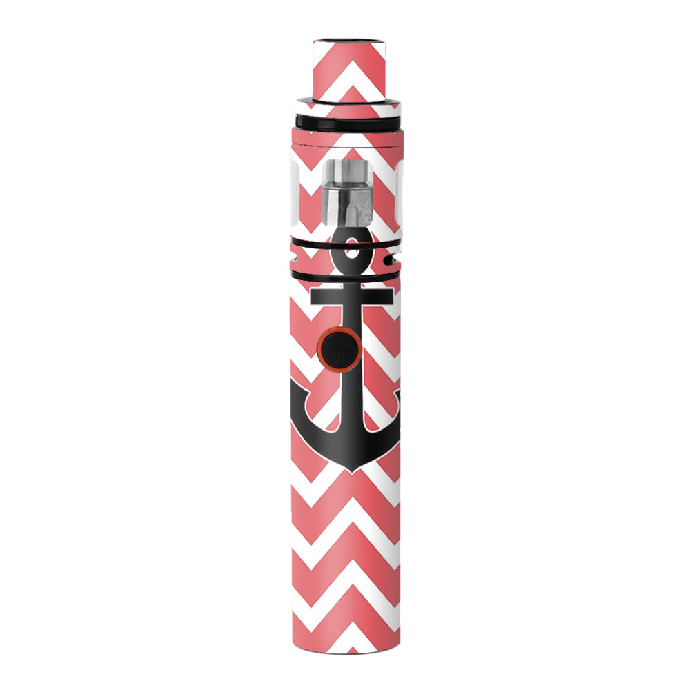  Chevron With Black Anchor Smok Stick V8 Skin