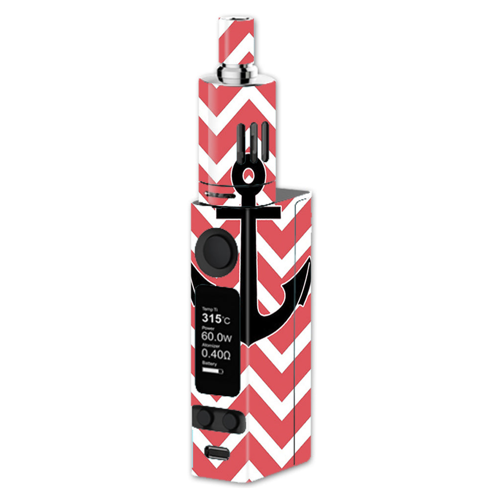  Chevron With Black Anchor Joyetech Evic VTC Mini Skin