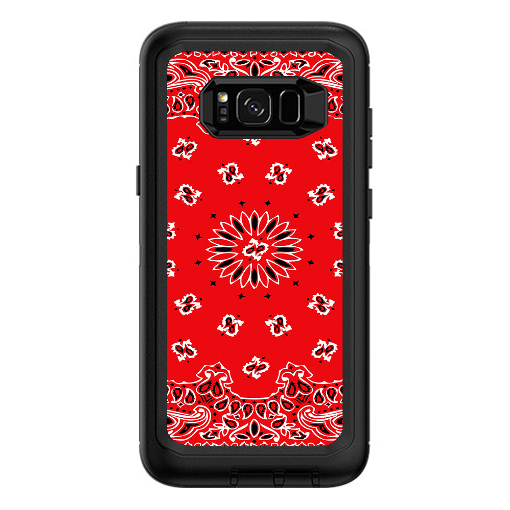  Red Bandana Otterbox Defender Samsung Galaxy S8 Plus Skin