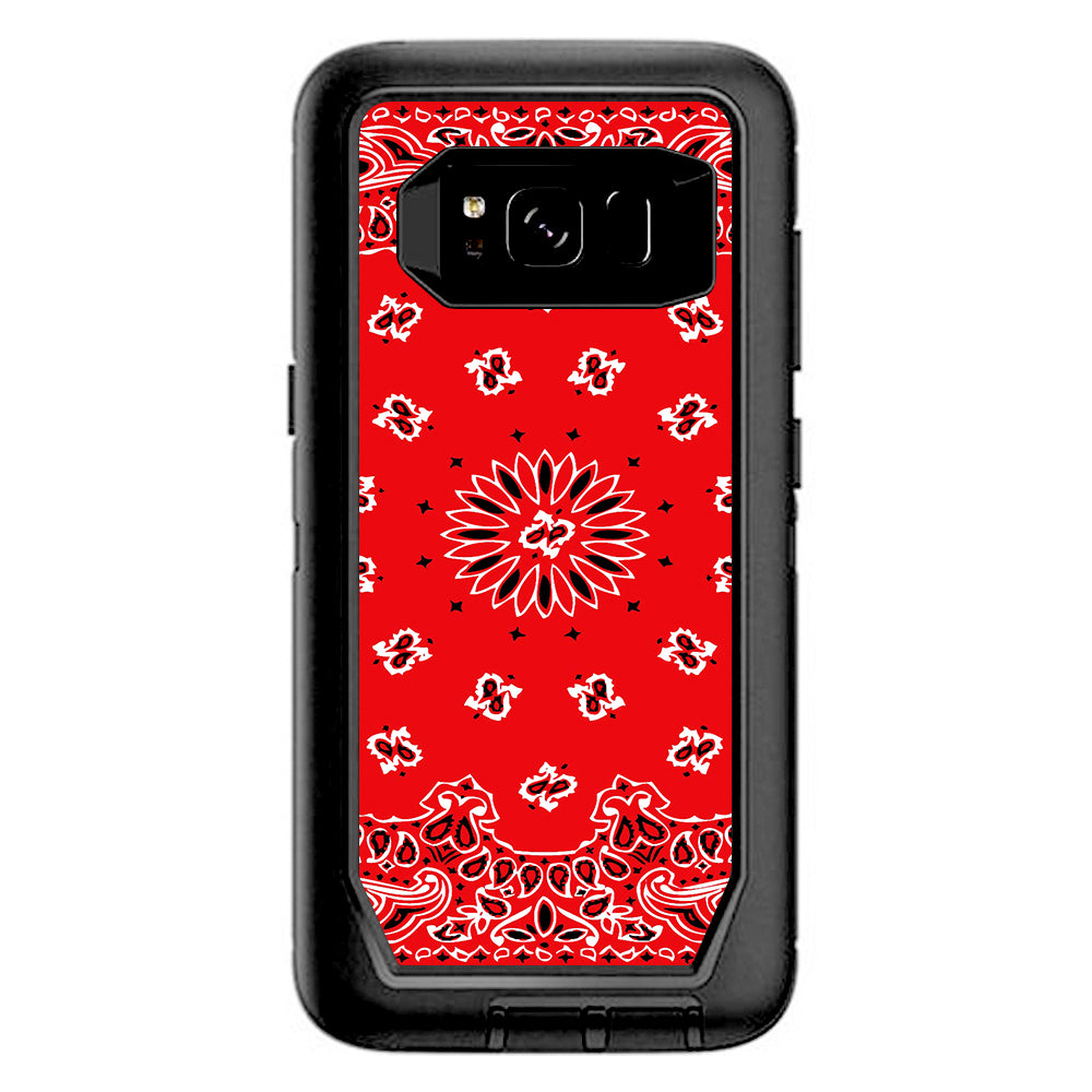  Red Bandana Otterbox Defender Samsung Galaxy S8 Skin