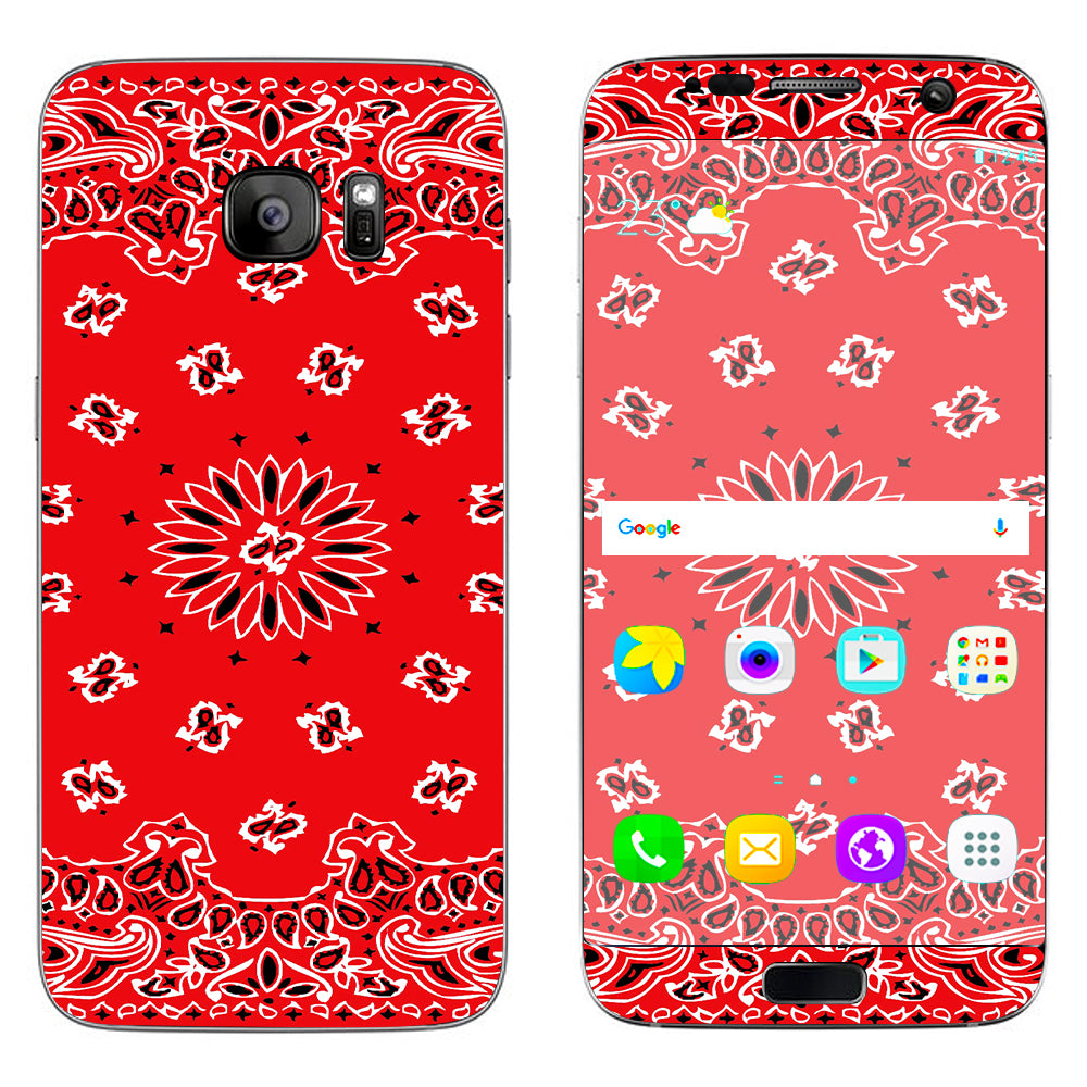  Red Bandana Samsung Galaxy S7 Edge Skin