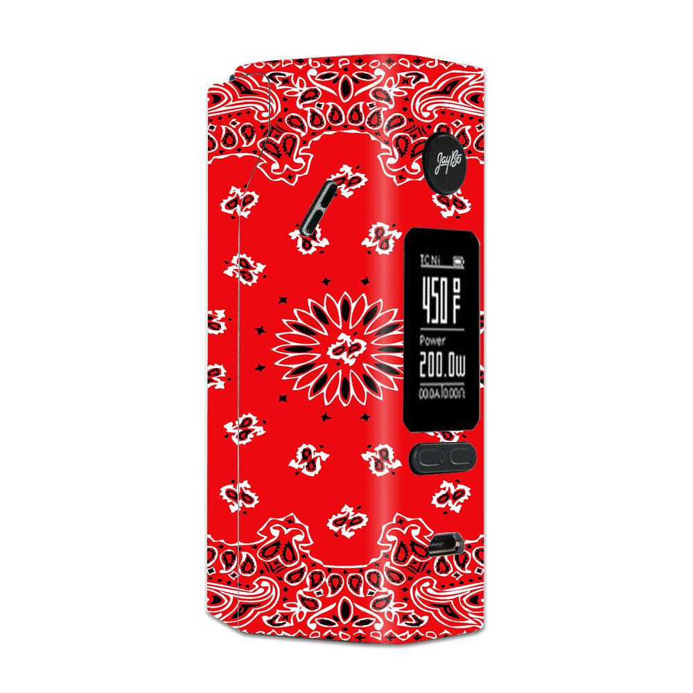  Red Bandana Wismec Reuleaux RX 2/3 combo kit Skin