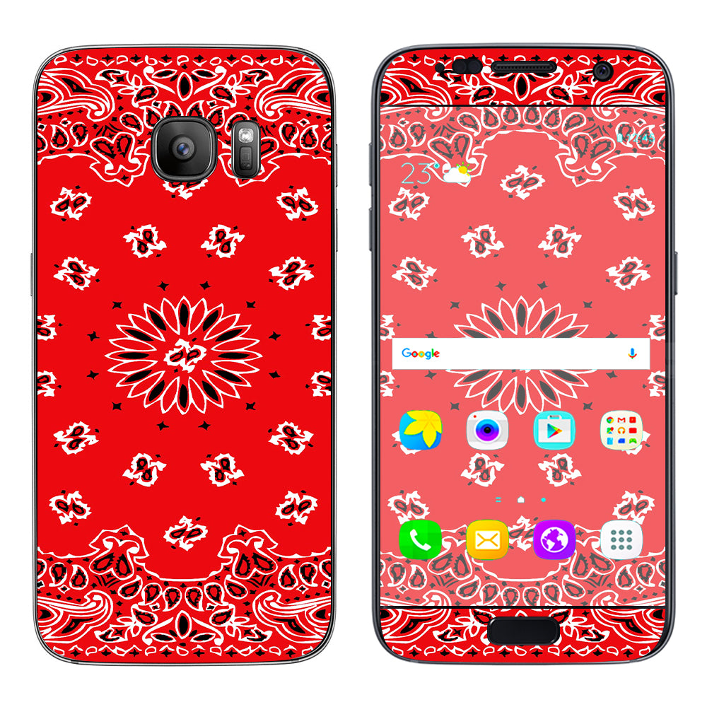  Red Bandana Samsung Galaxy S7 Skin