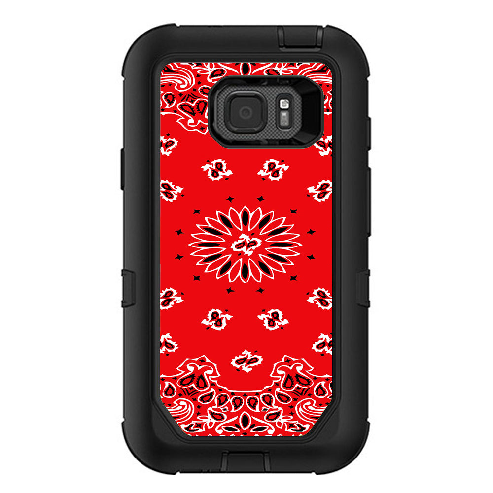  Red Bandana Otterbox Defender Samsung Galaxy S7 Active Skin