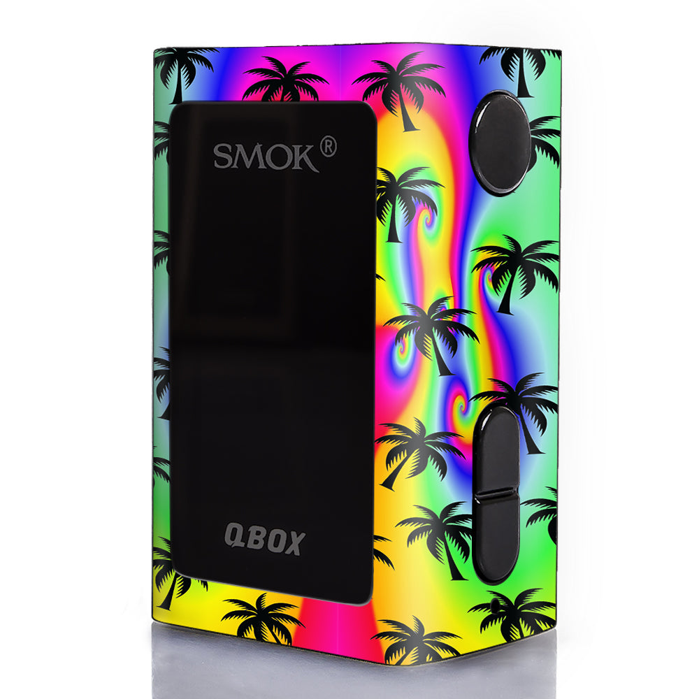  Rainbow Palm Tree Smok Q-Box Skin