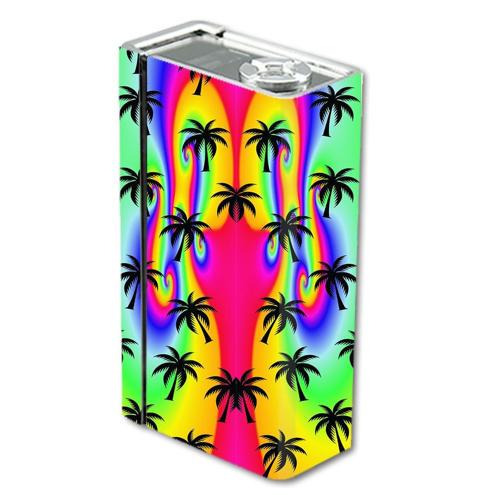  Rainbow Palm Tree Smok Xcube BT50 Skin