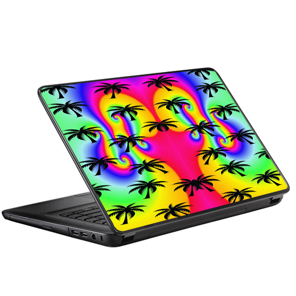  Rainbow Palm Tree Universal 13 to 16 inch wide laptop Skin