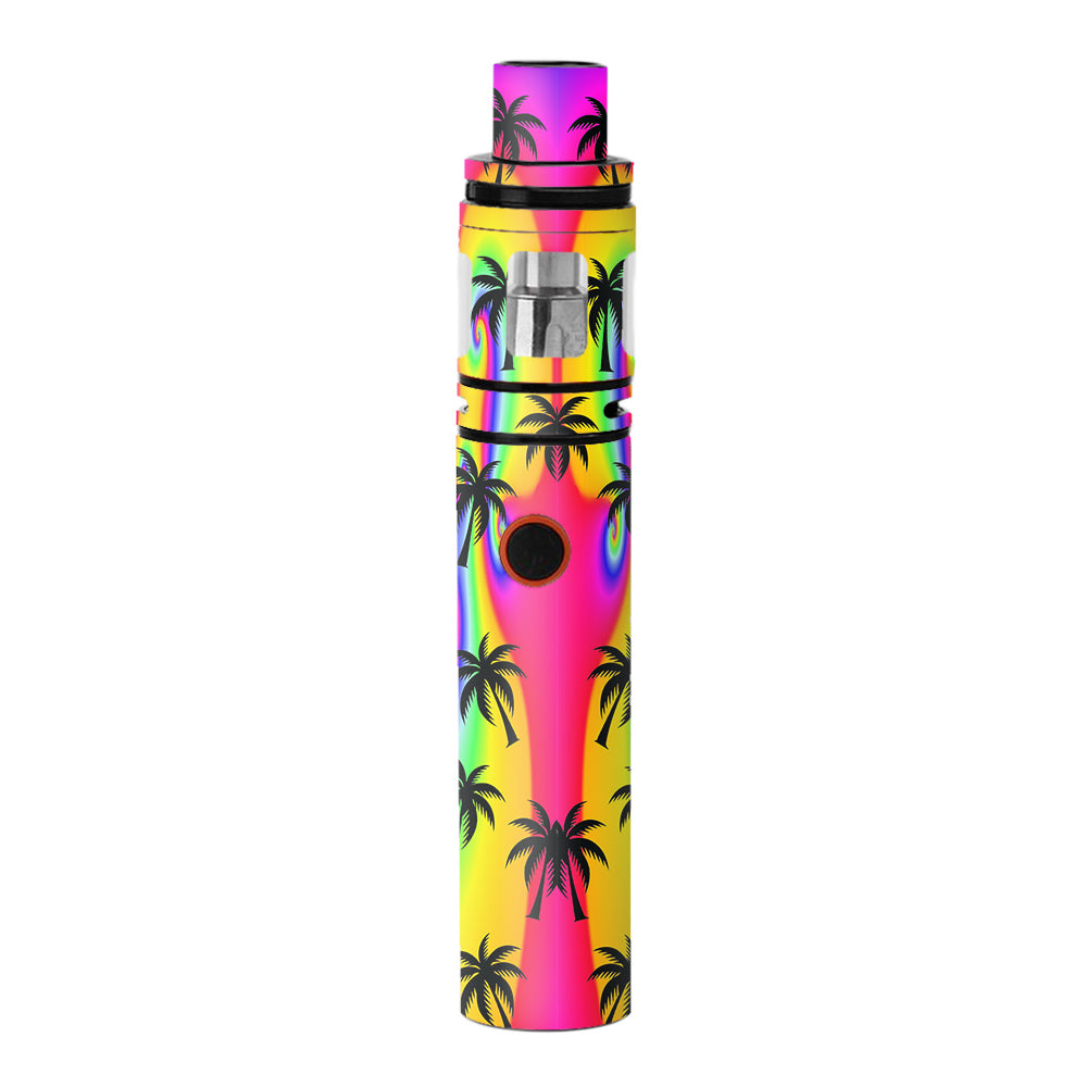  Rainbow Palm Tree Smok Stick V8 Skin