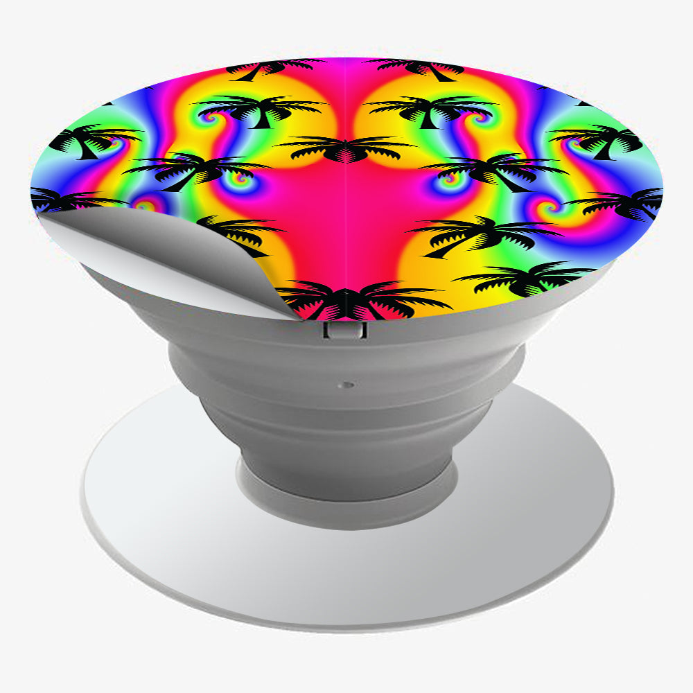  Rainbow Palm Tree Popsocket Pop Socket Skin