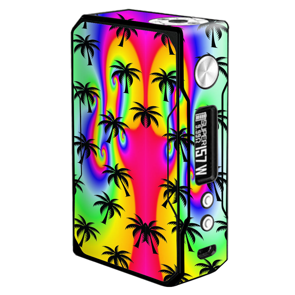  Rainbow Palm Tree Voopoo Drag 157w Skin