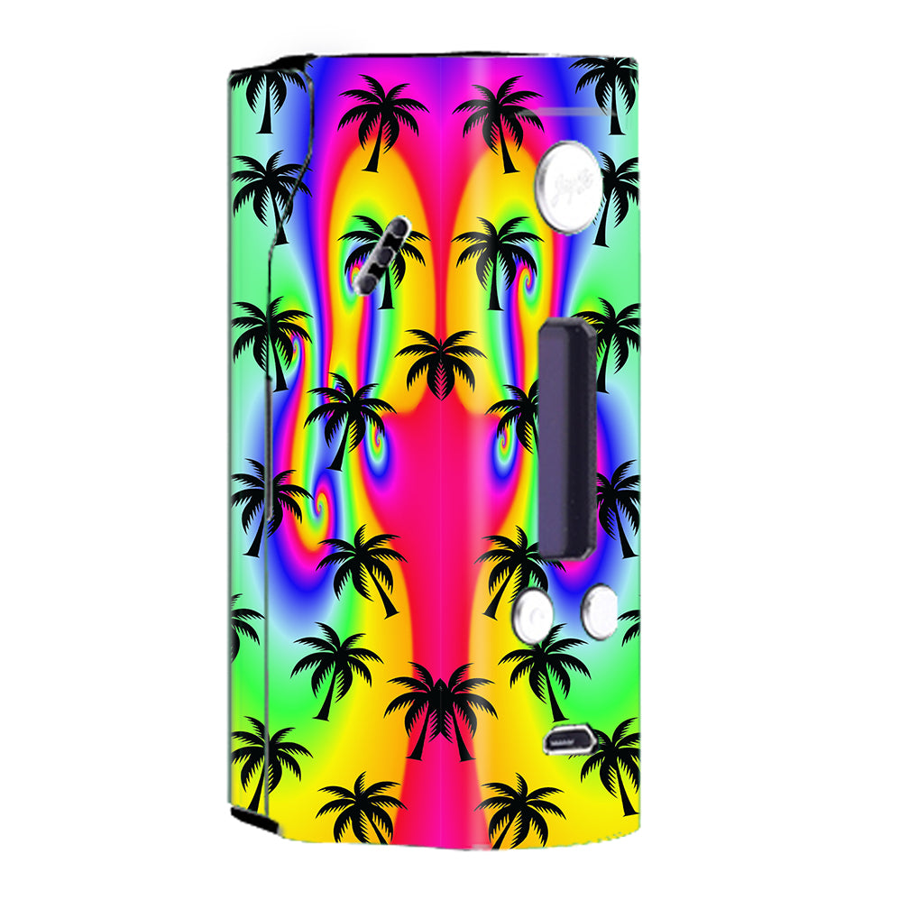  Rainbow Palm Tree Wismec Reuleaux RX200  Skin
