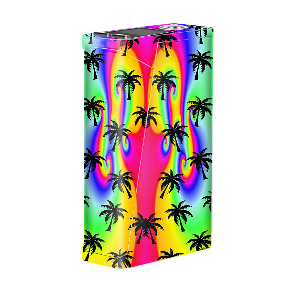  Rainbow Palm Tree Smok H-Priv Skin