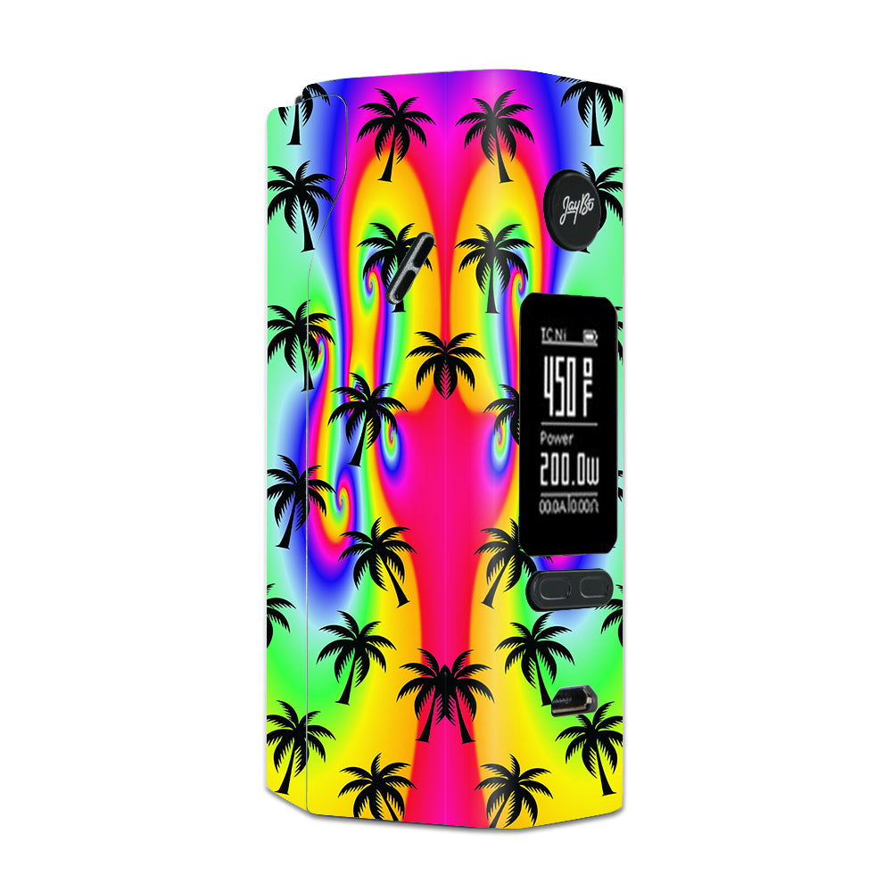  Rainbow Palm Tree Wismec Reuleaux RX 2/3 combo kit Skin