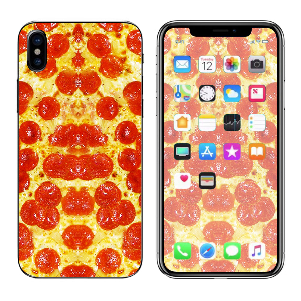  Pepperoni Pizza Apple iPhone X Skin