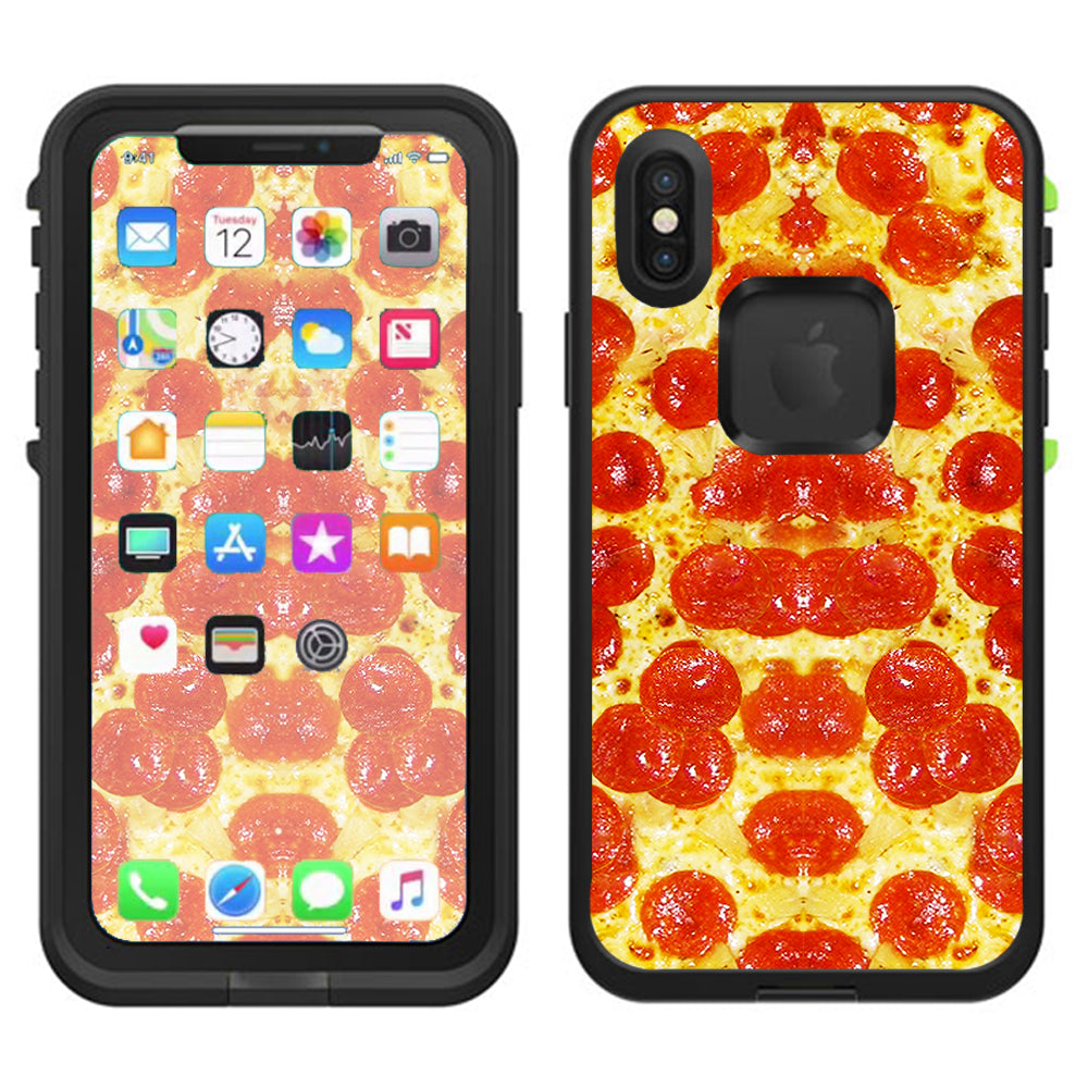  Pepperoni Pizza Lifeproof Fre Case iPhone X Skin