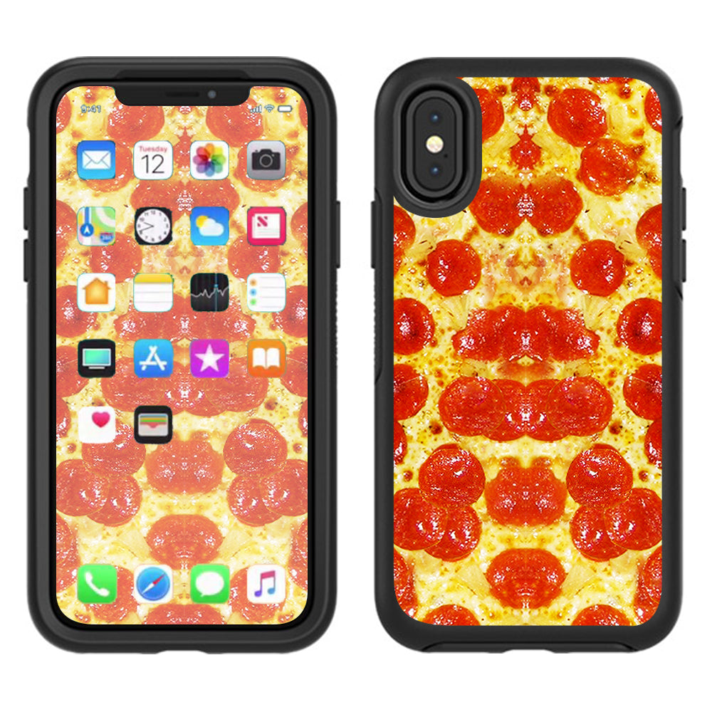  Pepperoni Pizza Otterbox Defender Apple iPhone X Skin