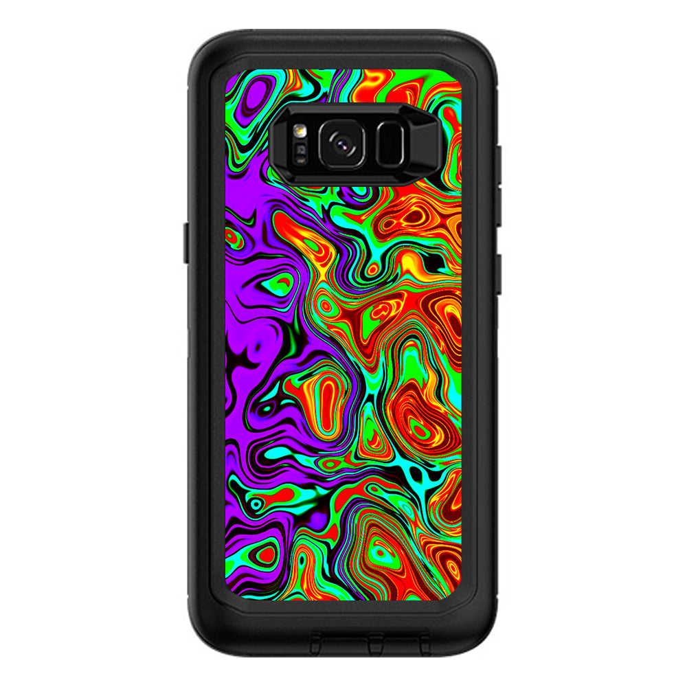  Mixed Colors Otterbox Defender Samsung Galaxy S8 Plus Skin