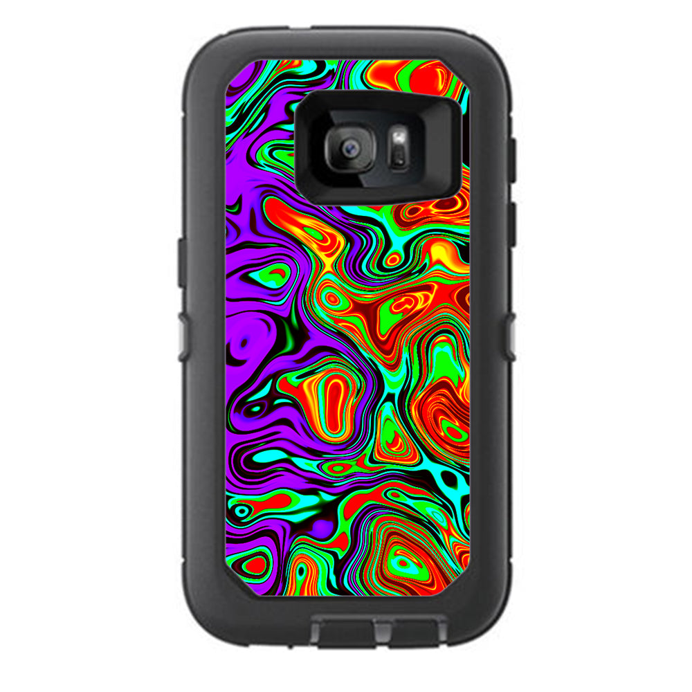  Mixed Colors Otterbox Defender Samsung Galaxy S7 Skin