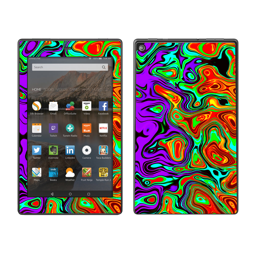  Mixed Colors Amazon Fire HD 8 Skin