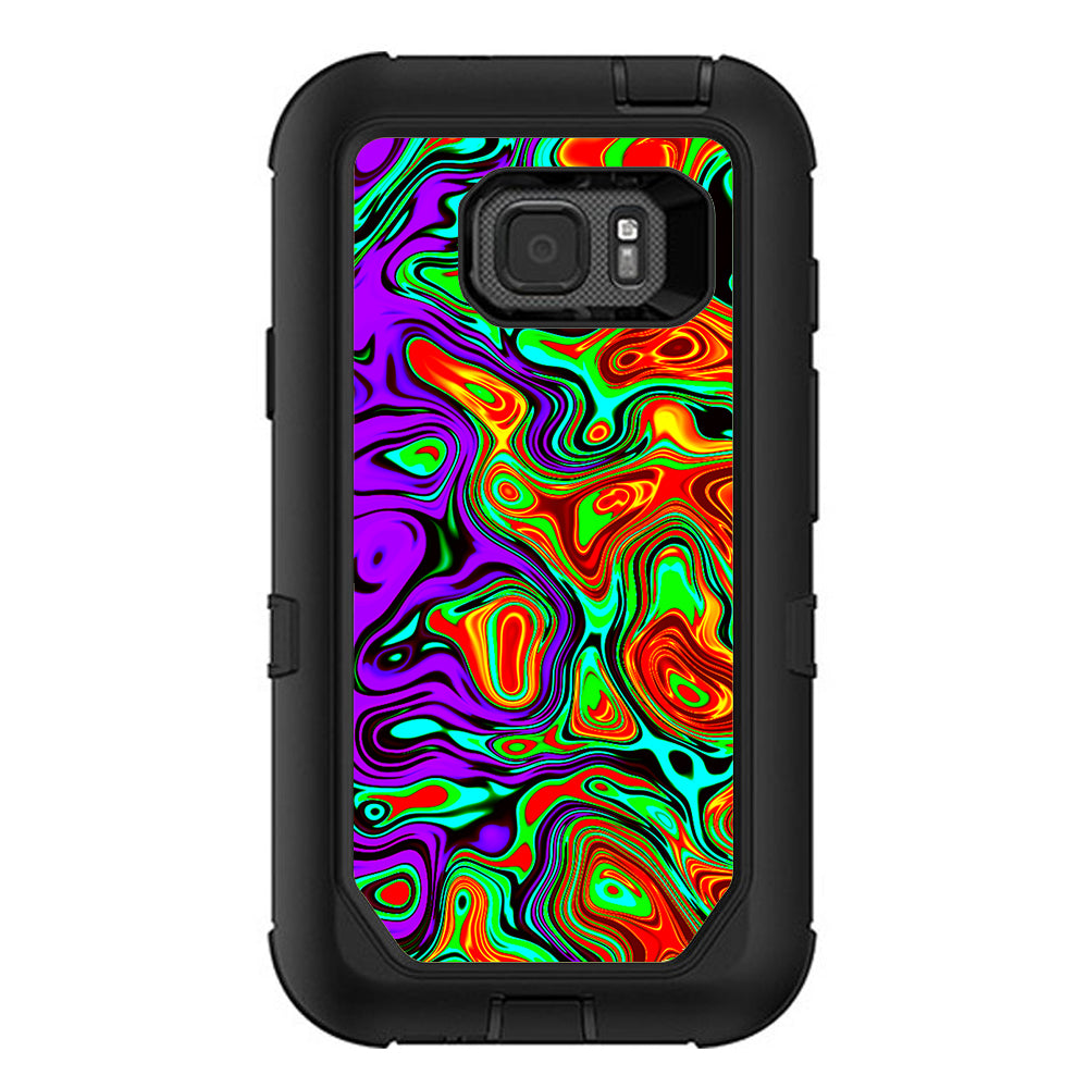  Mixed Colors Otterbox Defender Samsung Galaxy S7 Active Skin