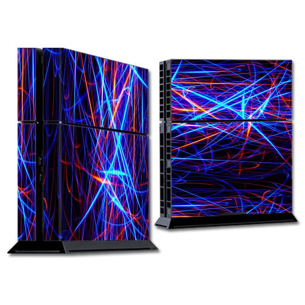 Lasers Neon Laser Beams Sony Playstation PS4 Skin