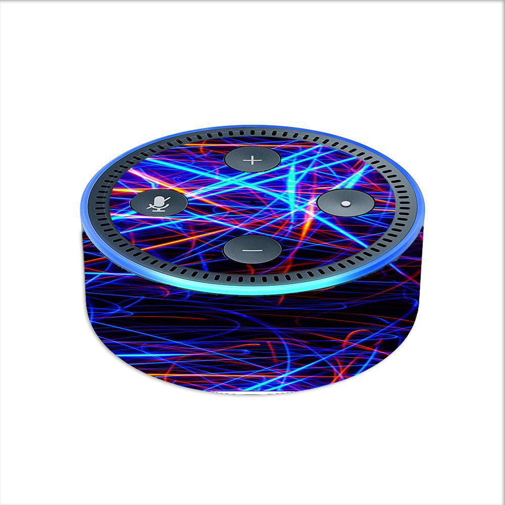  Lasers Neon Laser Beams Amazon Echo Dot 2nd Gen Skin