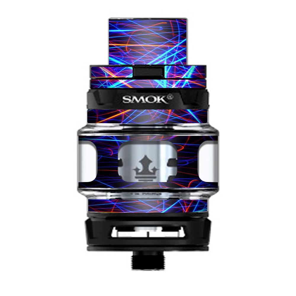  Lasers Neon Laser Beams Prince TFV12 Tank Smok Skin