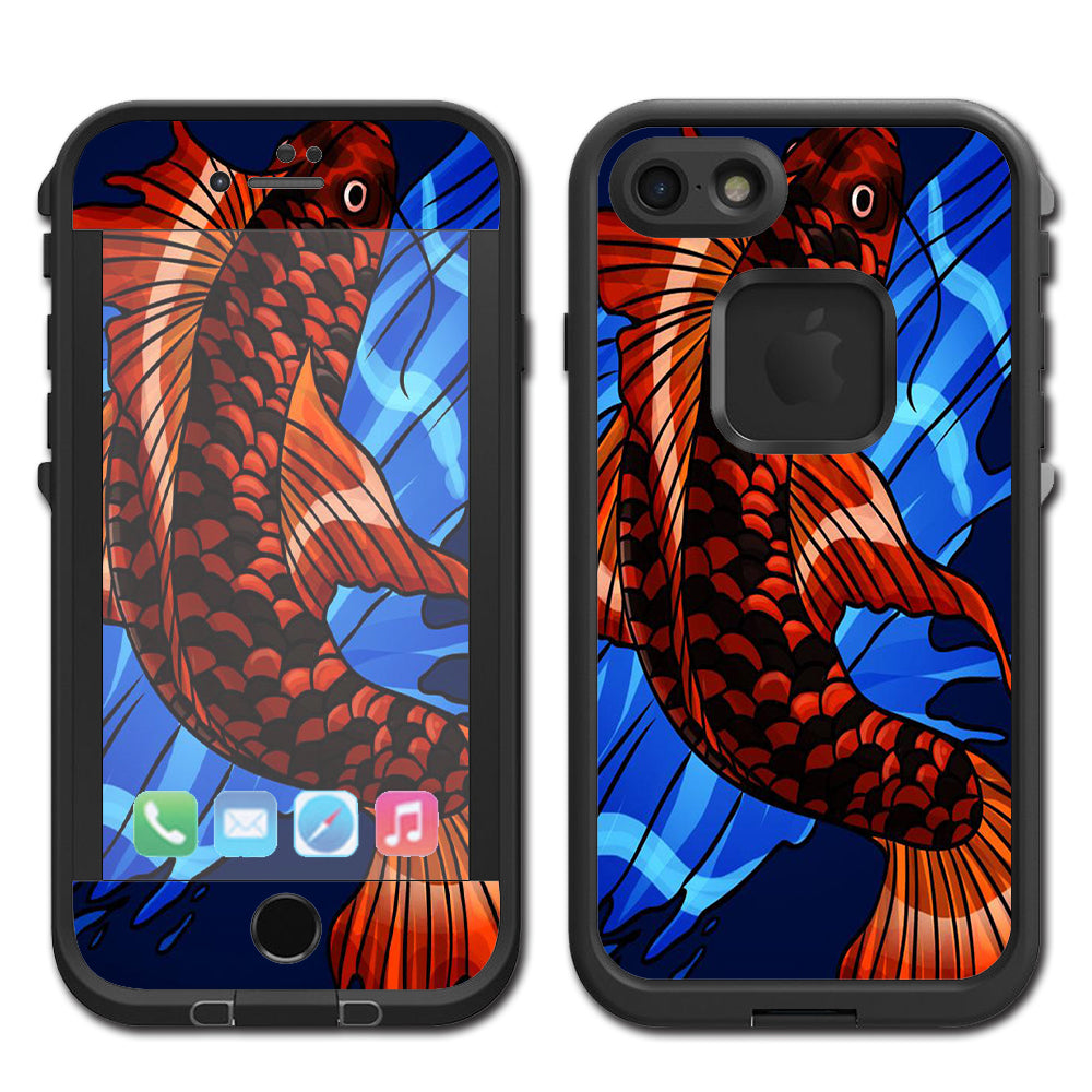  Koi Fish Traditional Lifeproof Fre iPhone 7 or iPhone 8 Skin