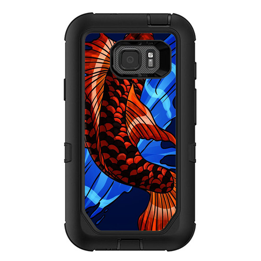  Koi Fish Traditional Otterbox Defender Samsung Galaxy S7 Active Skin