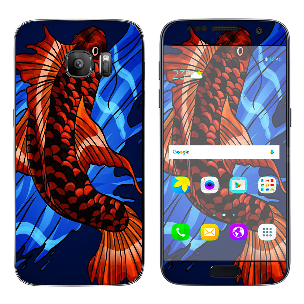  Koi Fish Traditional Samsung Galaxy S7 Skin