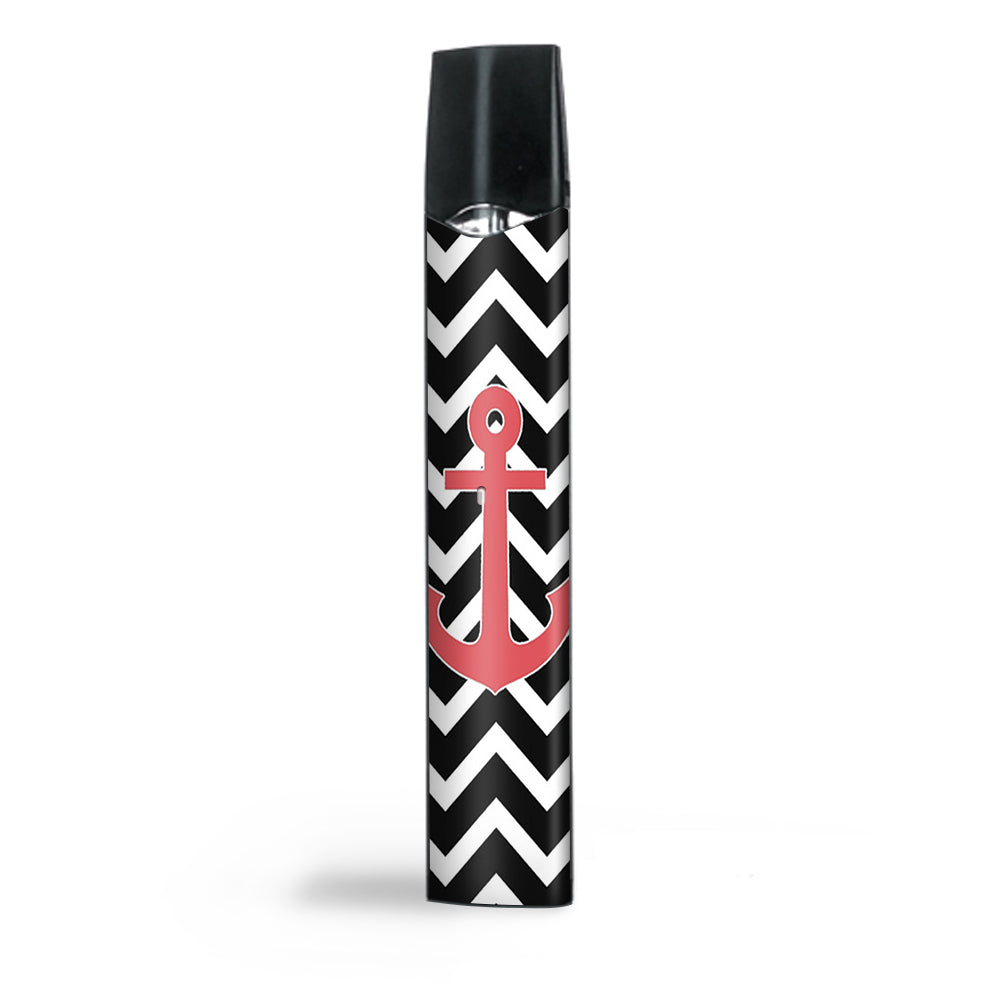  Black Chevron With Rose Anchor  Smok Infinix Ultra Portable Skin