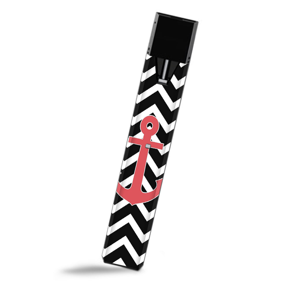  Black Chevron With Rose Anchor  Smok Fit Ultra Portable Skin