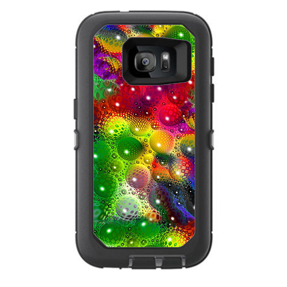  Lava Bubbles Otterbox Defender Samsung Galaxy S7 Skin