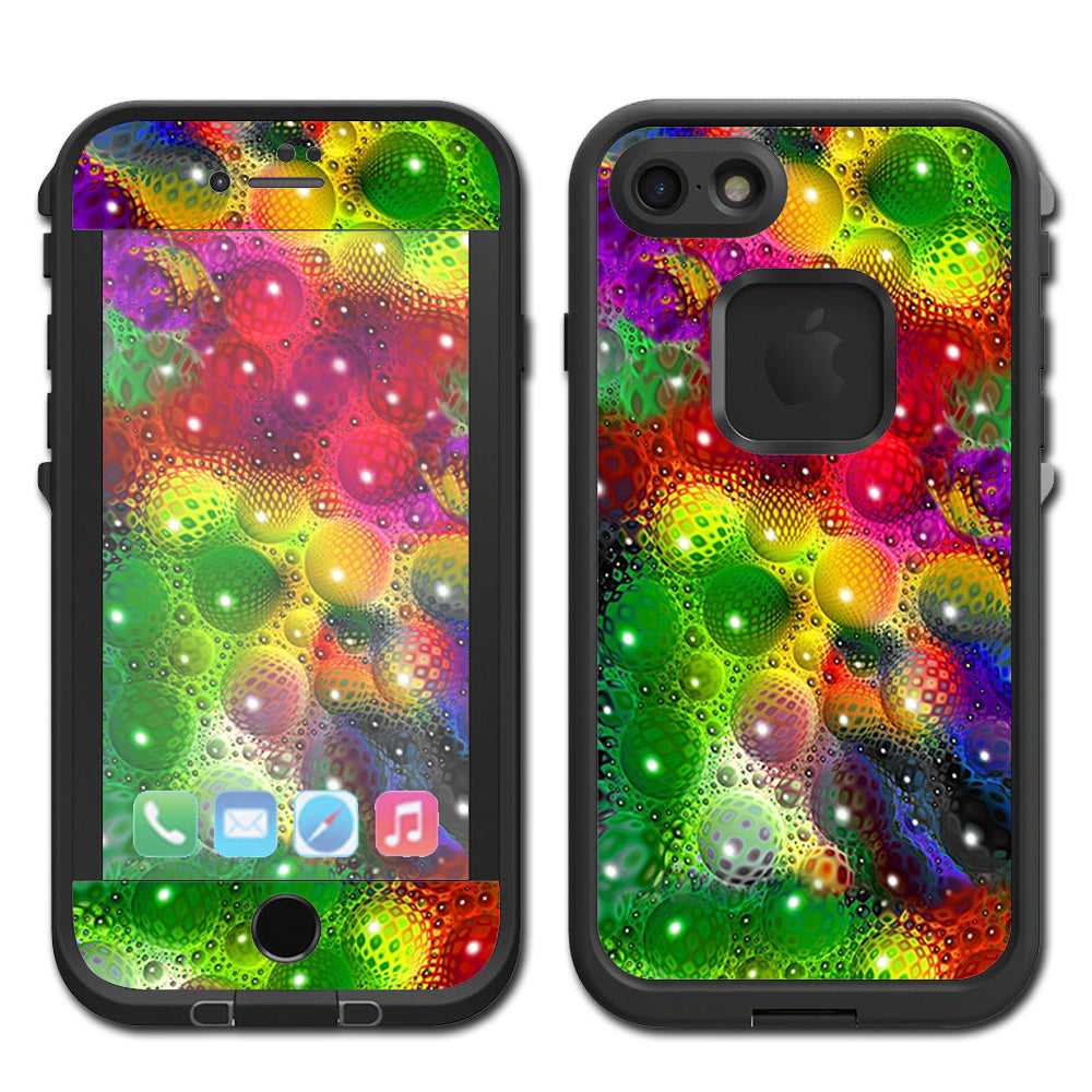  Lava Bubbles Lifeproof Fre iPhone 7 or iPhone 8 Skin