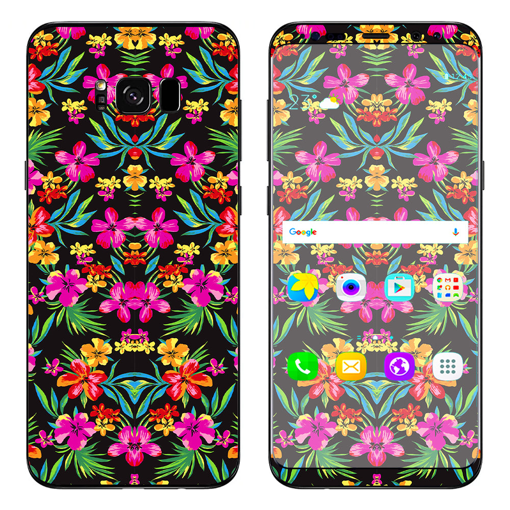  Tropical Flowers, Hawaii Samsung Galaxy S8 Plus Skin