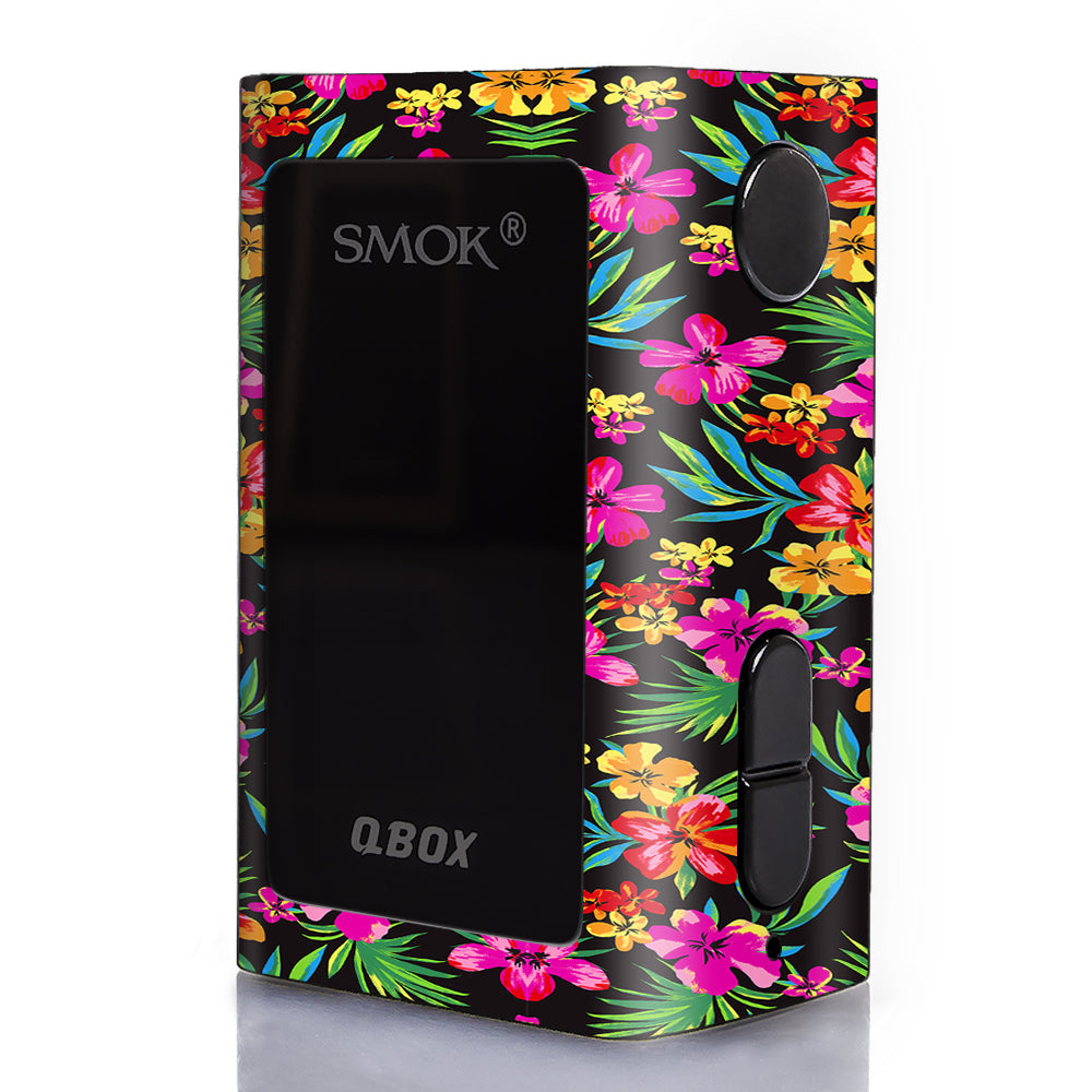  Tropical Flowers, Hawaii Smok Q-Box Skin