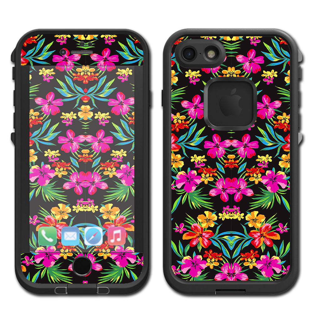  Tropical Flowers, Hawaii Lifeproof Fre iPhone 7 or iPhone 8 Skin