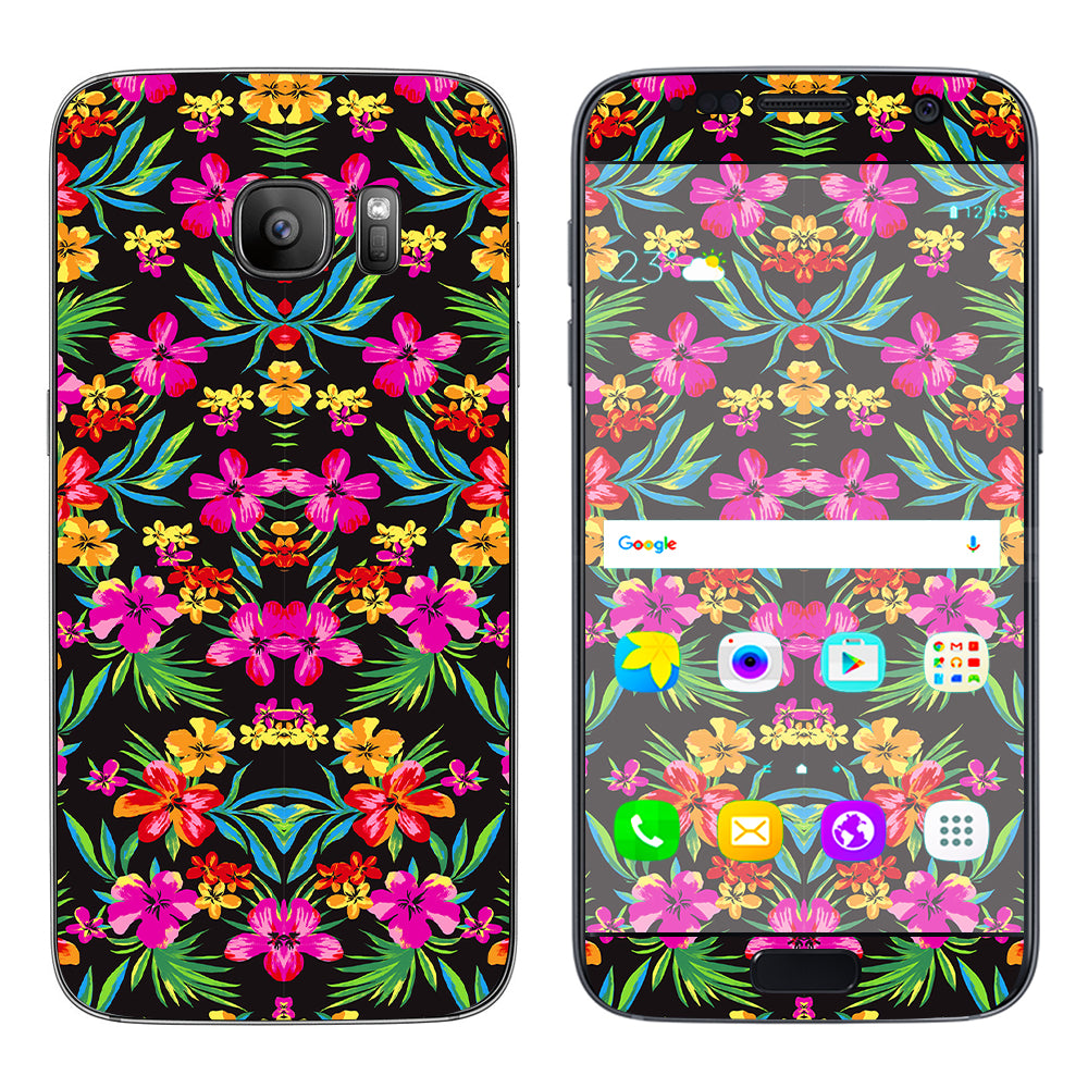  Tropical Flowers, Hawaii Samsung Galaxy S7 Skin