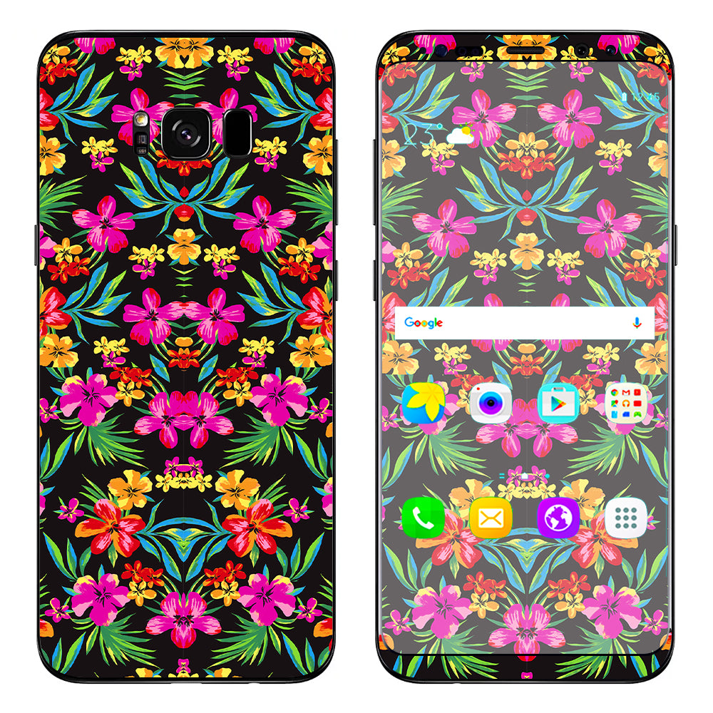  Tropical Flowers, Hawaii Samsung Galaxy S8 Skin