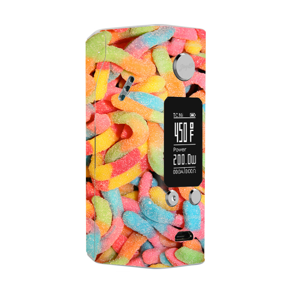  Gummy Worms Wismec Reuleaux RX200S Skin