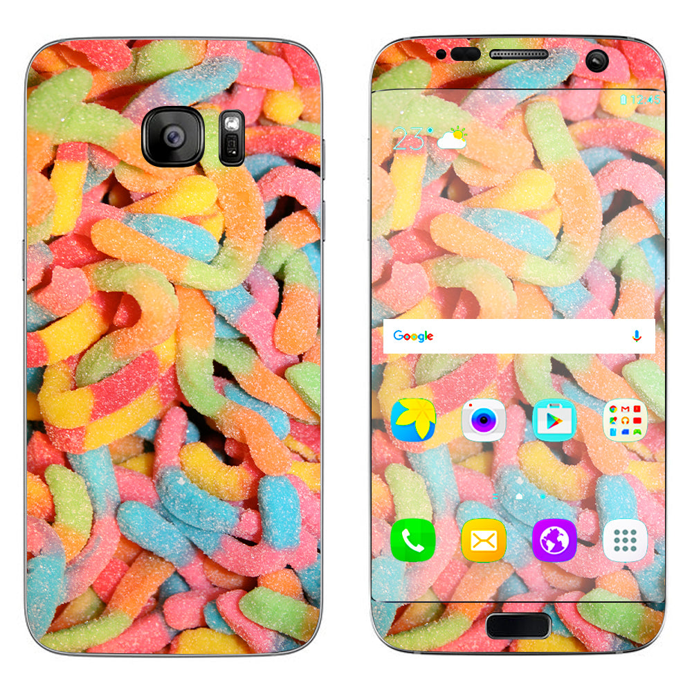  Gummy Worms Samsung Galaxy S7 Edge Skin