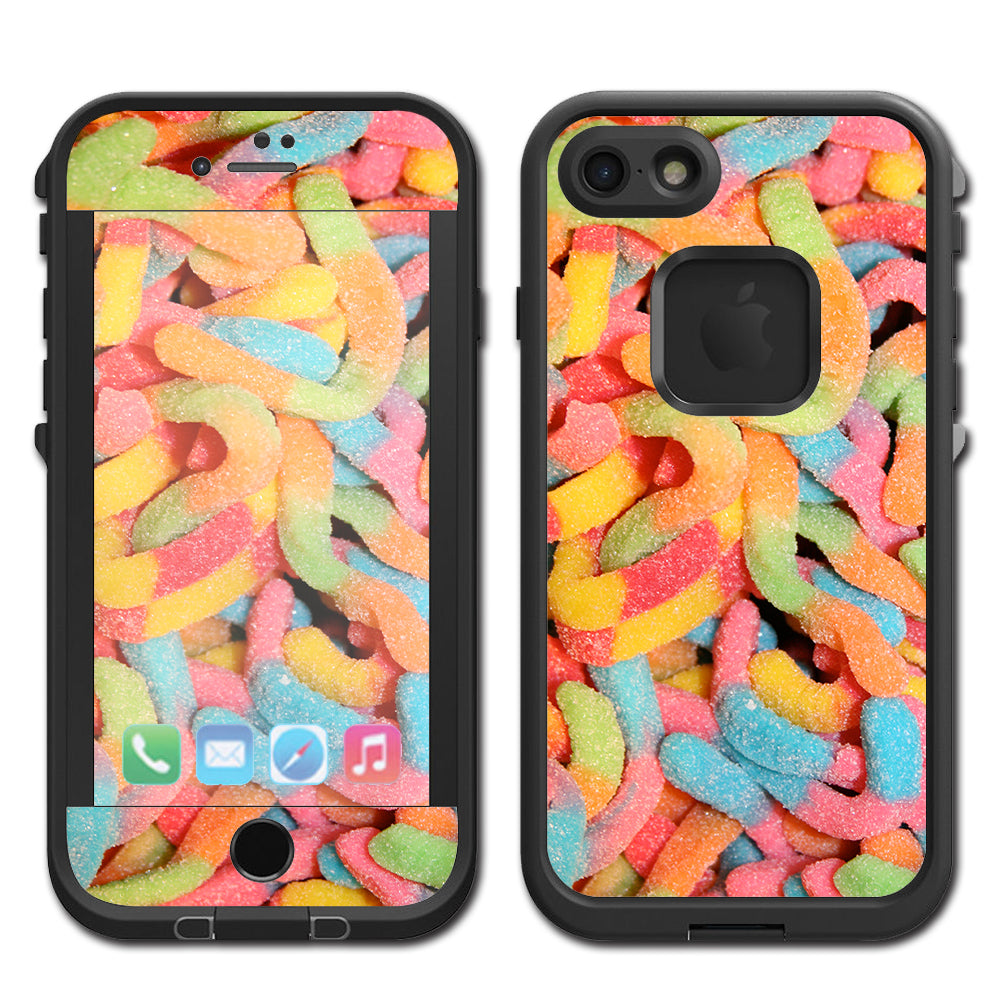  Gummy Worms Lifeproof Fre iPhone 7 or iPhone 8 Skin