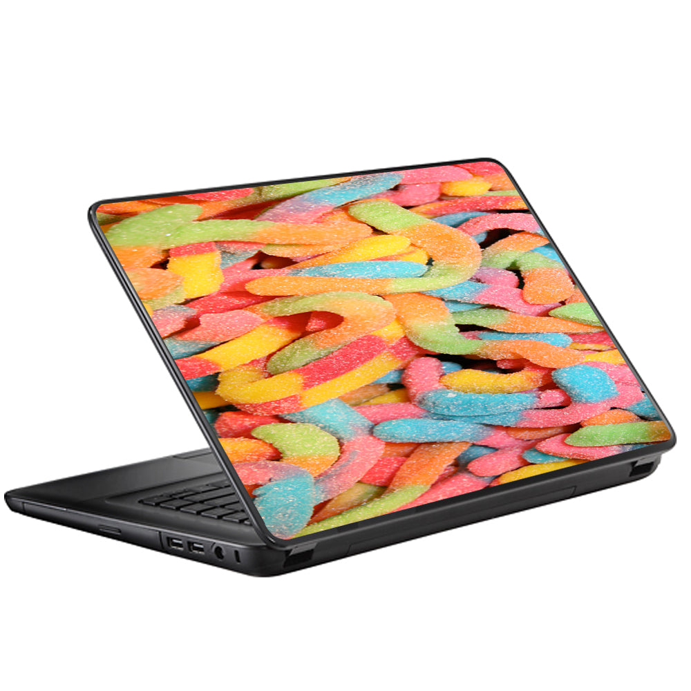  Gummy Worms Universal 13 to 16 inch wide laptop Skin