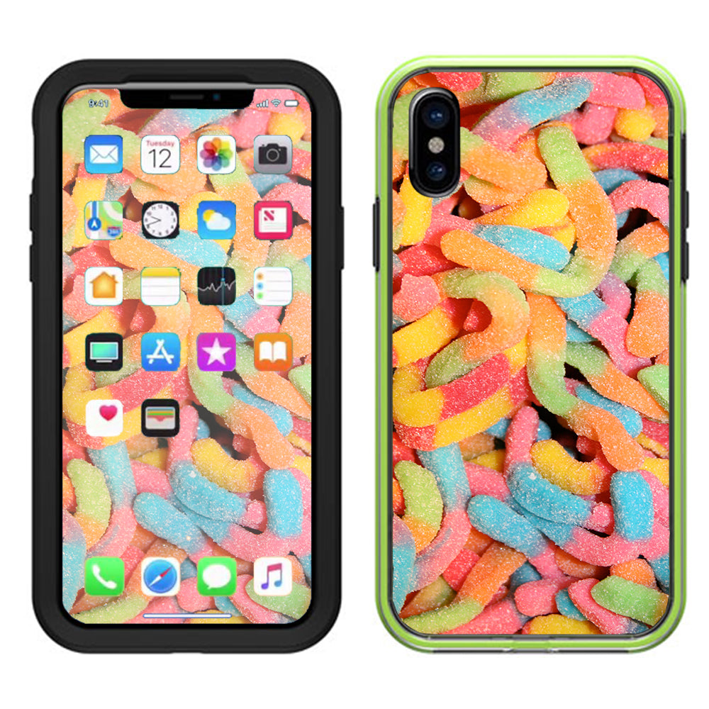  Gummy Worms Lifeproof Slam Case iPhone X Skin
